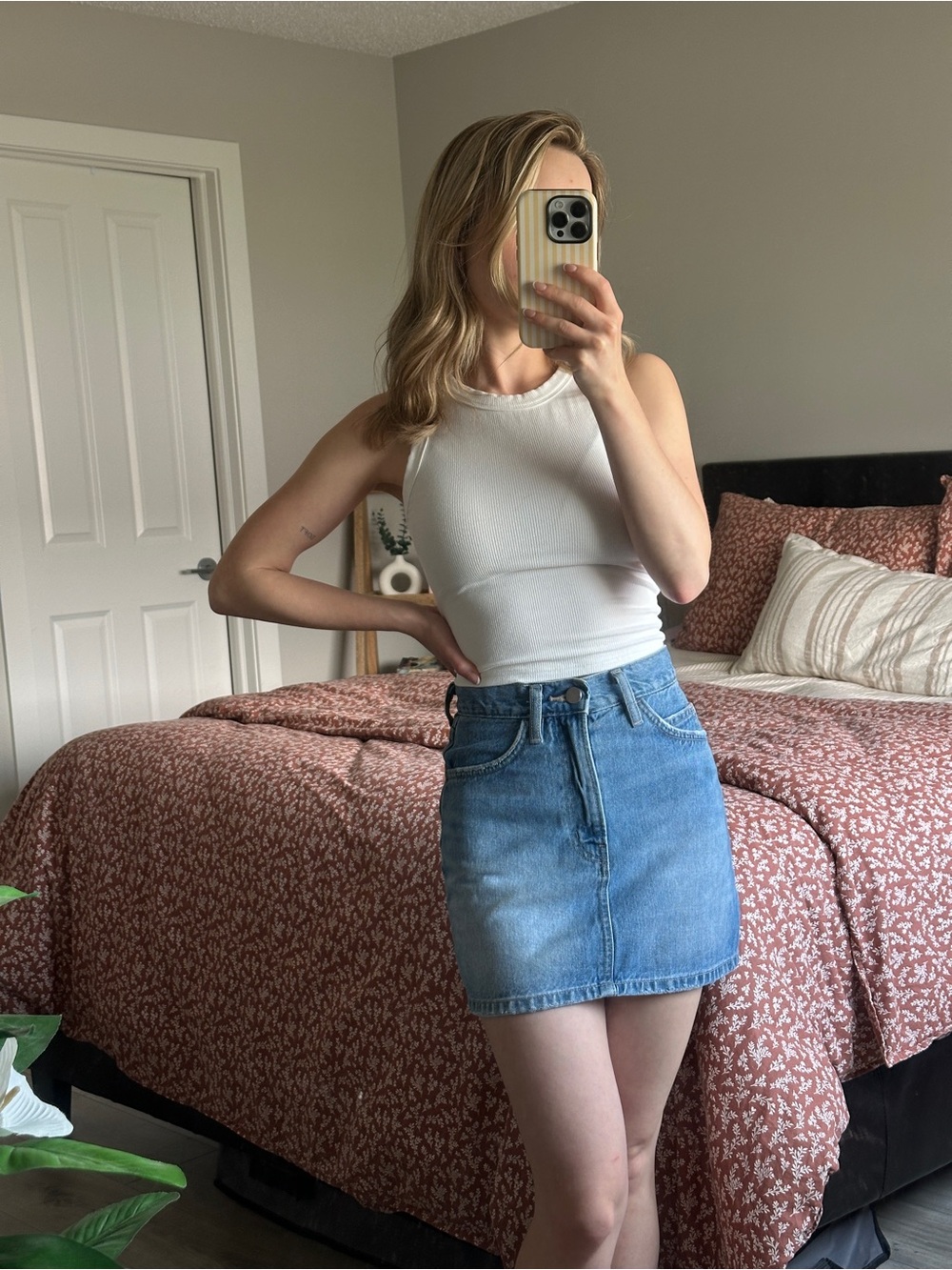 Oak & Fort - Denim Mini Skirt